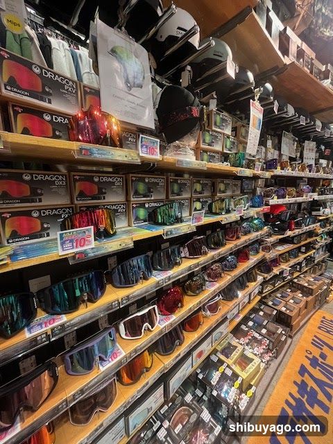 Ski and Snowboard Gear Store Interior