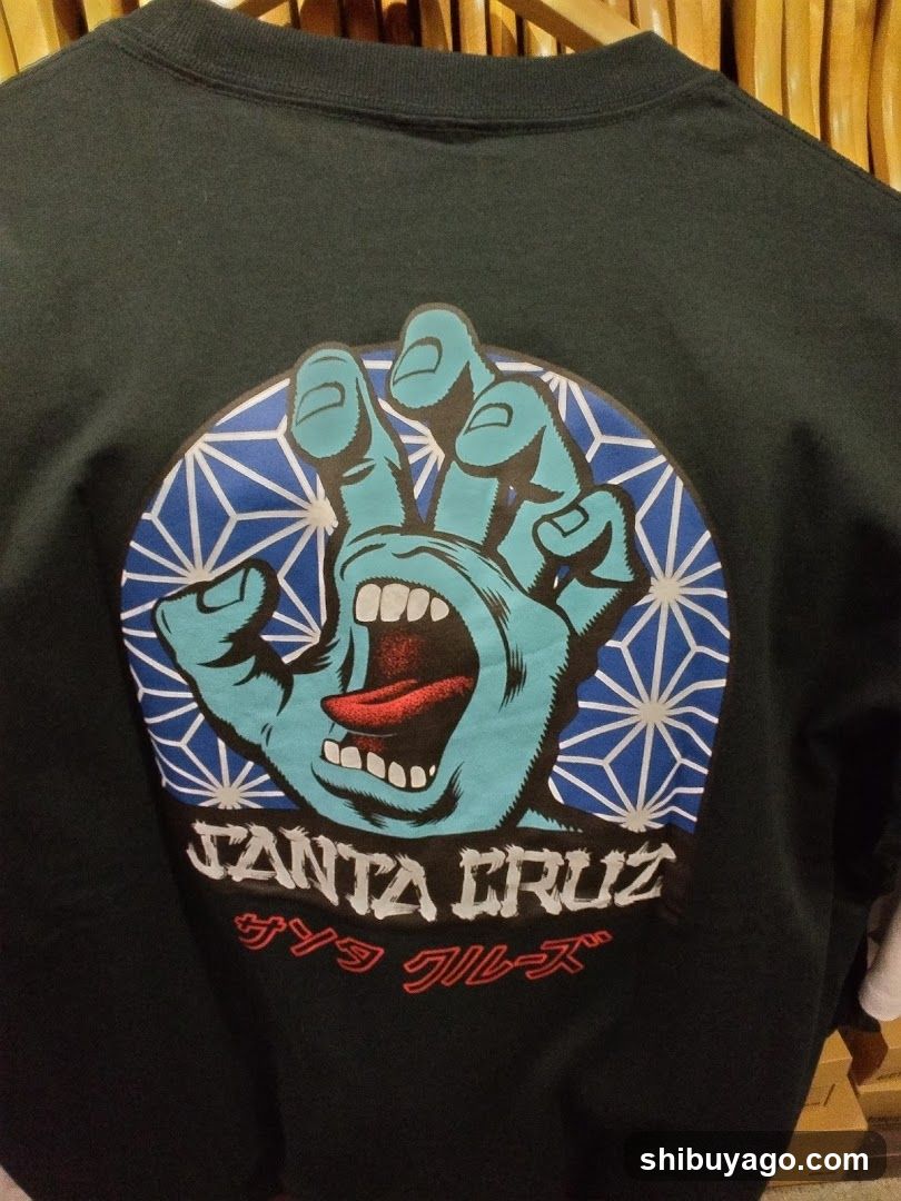 Santa Cruz T-shirt Back View