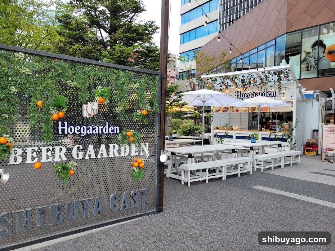 Hoegaarden Beer Gaarden Shibuya Cast