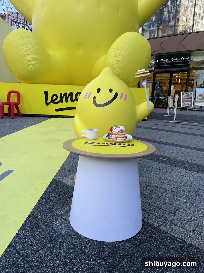 Lemon Character Display with Dessert Table