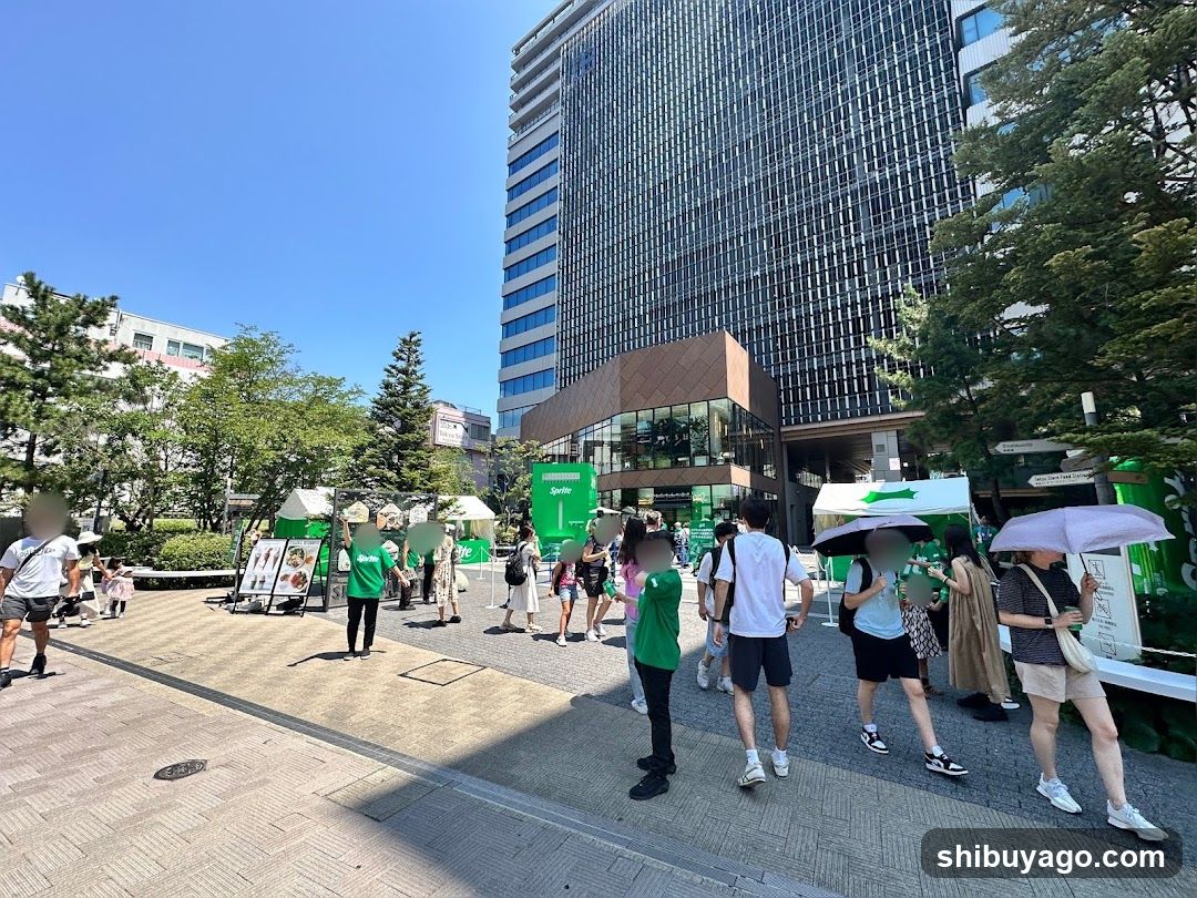 Outdoor Event with Green Stands