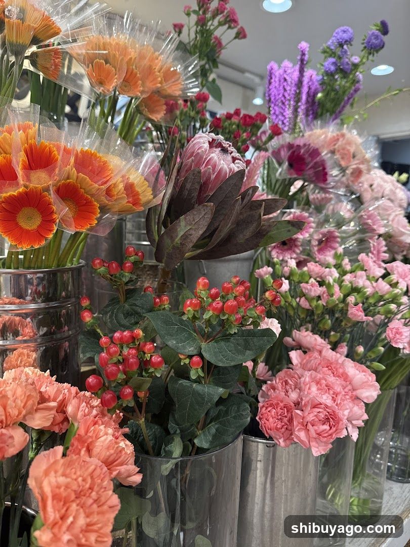 Flower Shop Interior Display