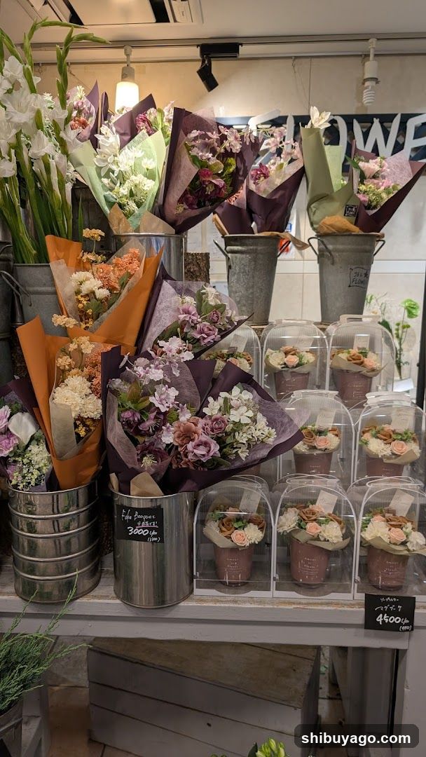 Flower Shop Interior Display