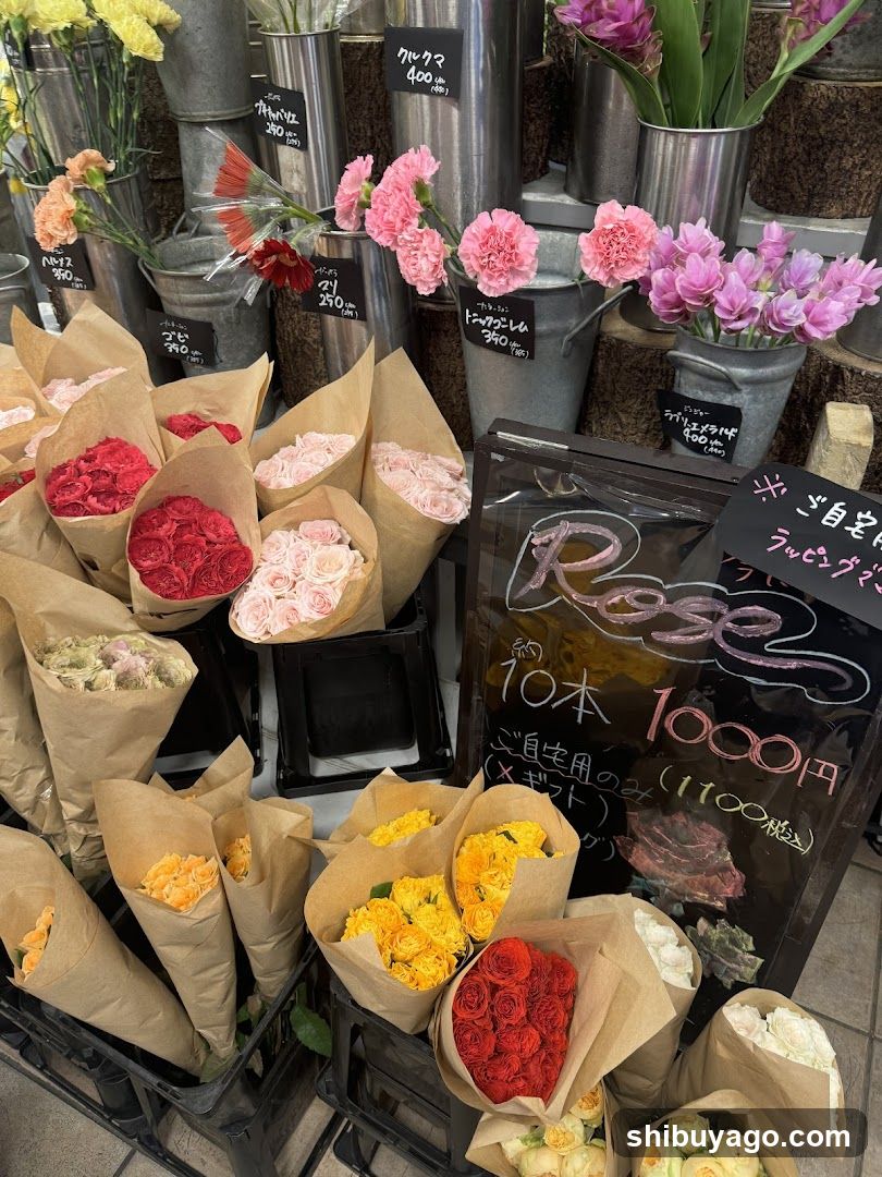 Flower Market Display