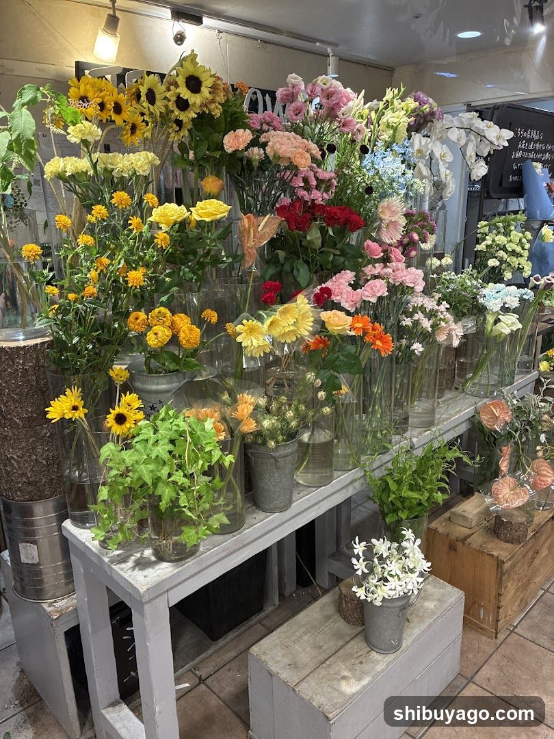 Flower Shop Interior Display