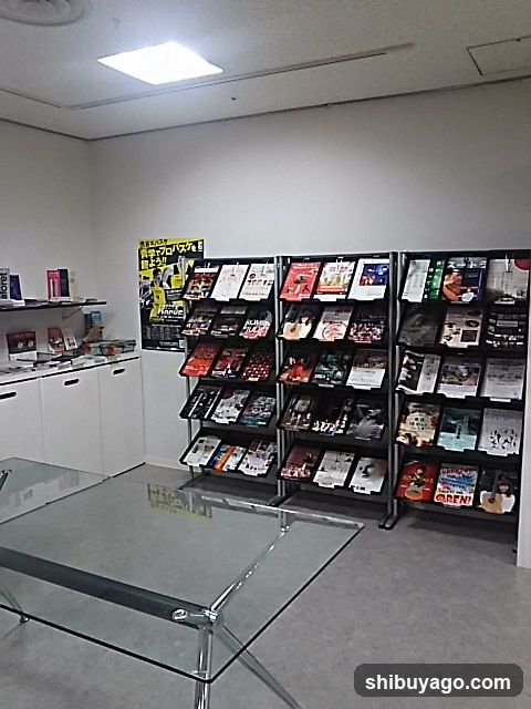 Magazine and Book Display Area