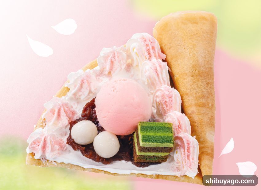 Sweet Dessert Crepe Slice