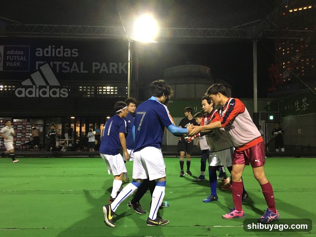 Futsal Match at Night