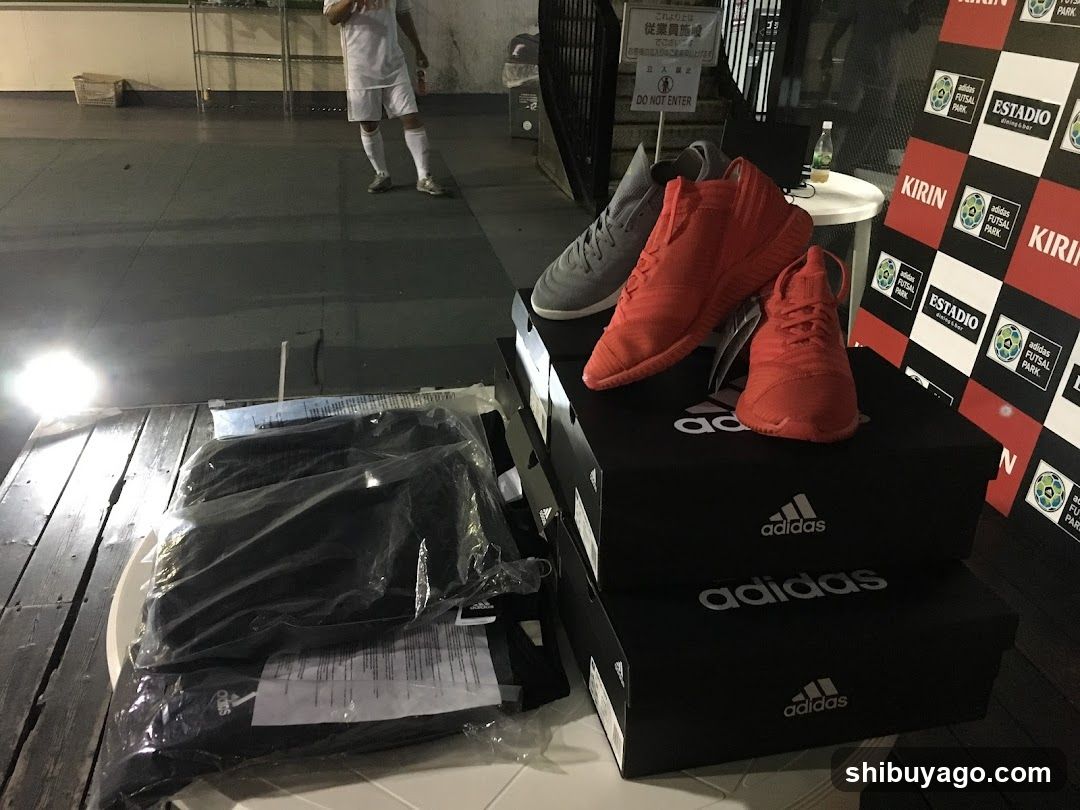 Adidas Shoes Display