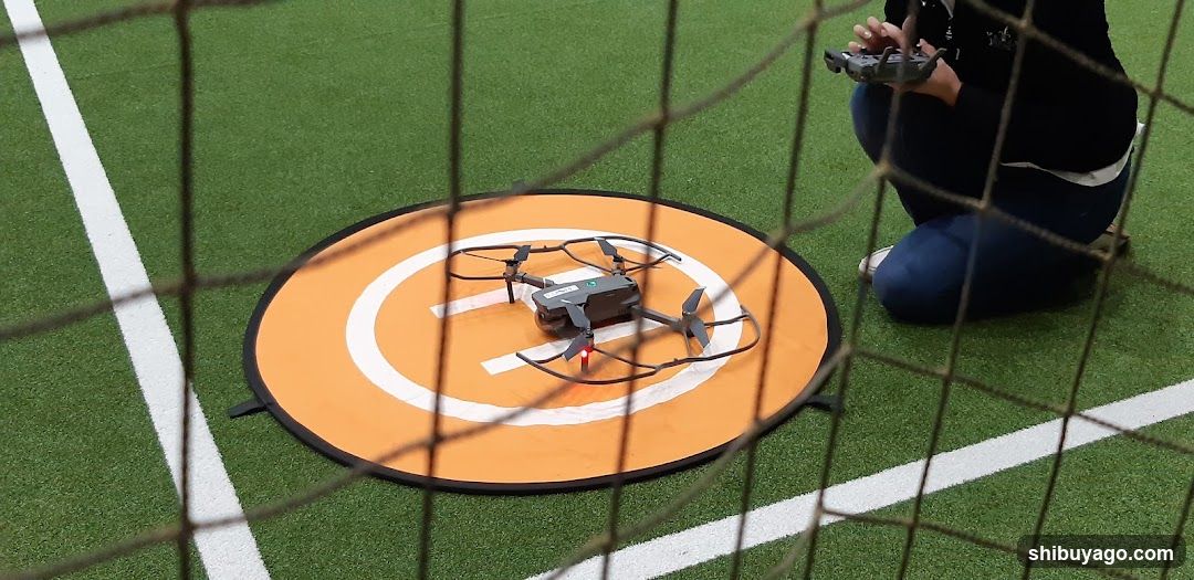 Drone on Landing Pad