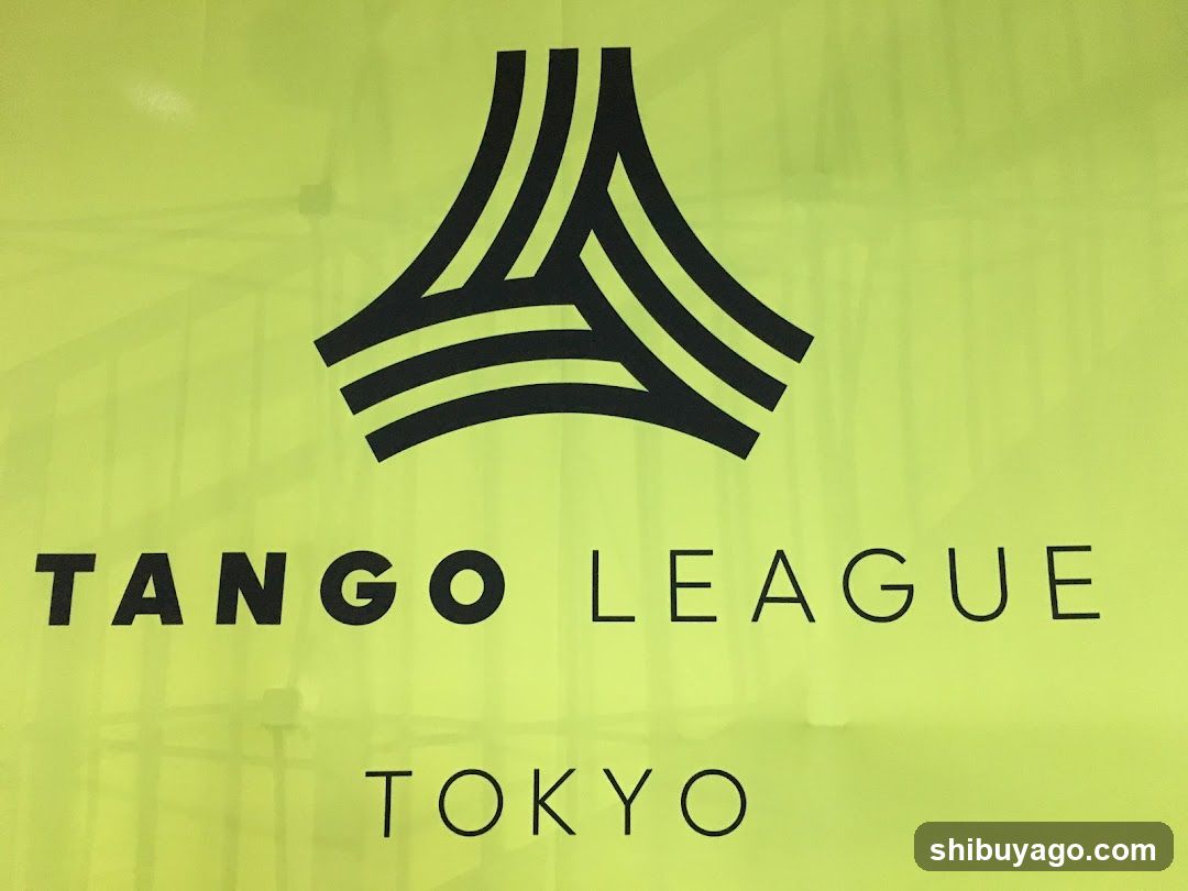 Tango League Tokyo Signage