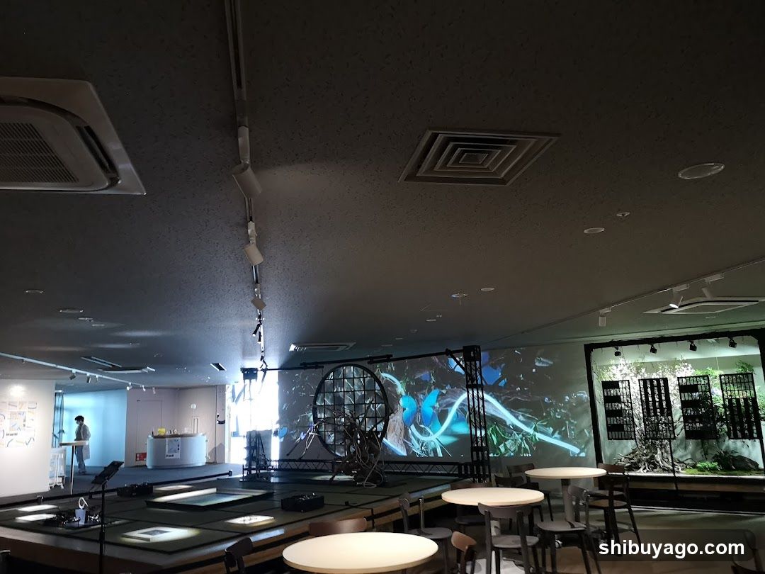 Interior of a modern exhibition or event space