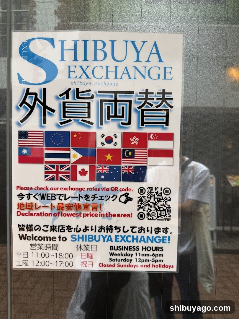 Shibuya Exchange Storefront Signage