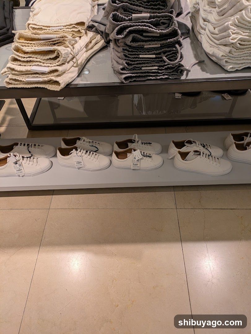 Clothing and Shoe Display