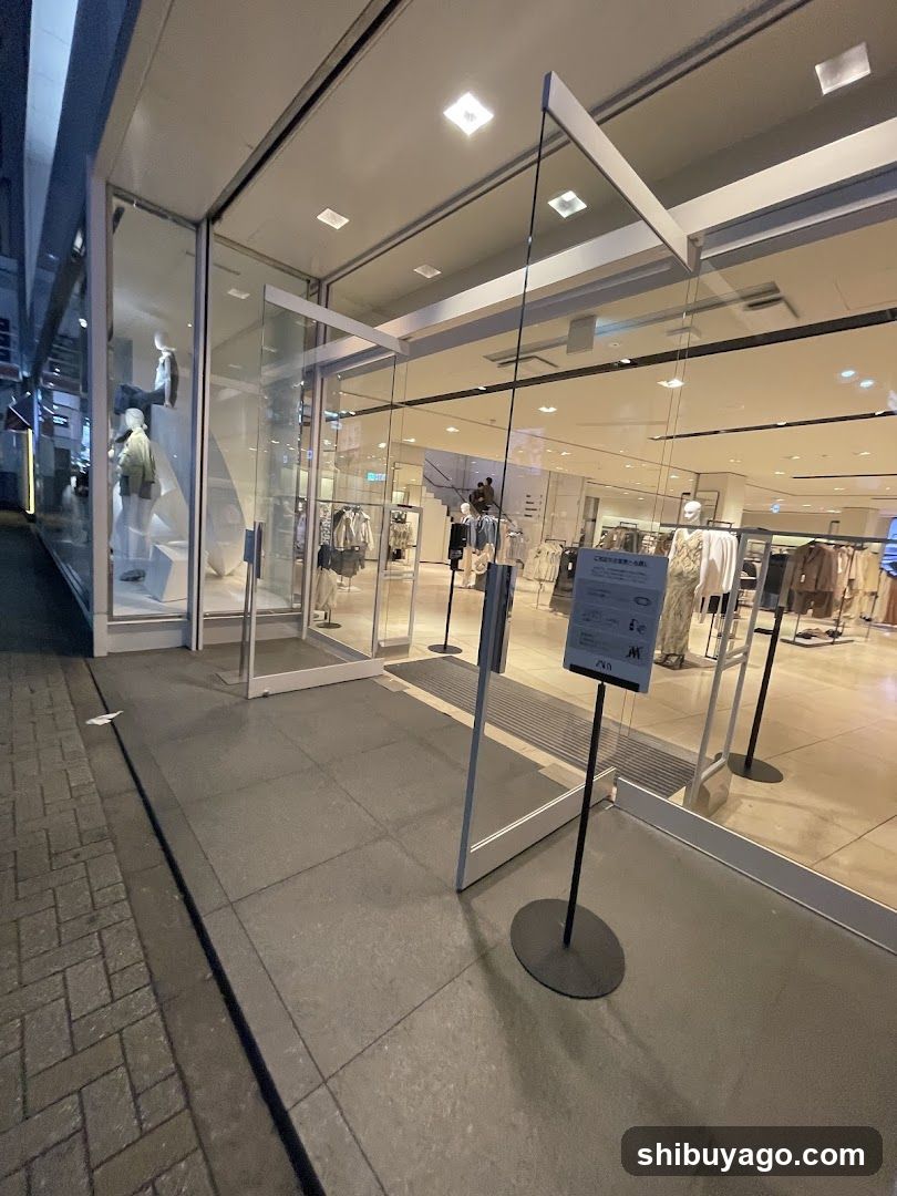 Clothing Store Entrance