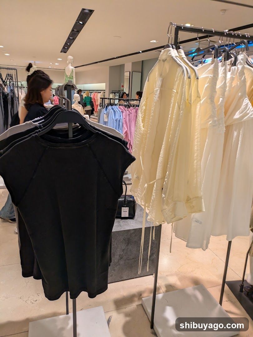 Clothing Store Interior Display