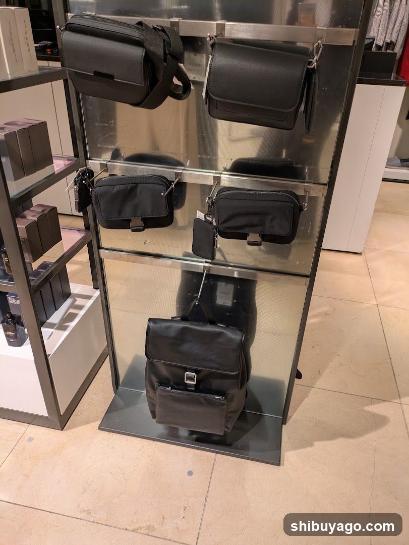 Bag Display in Store