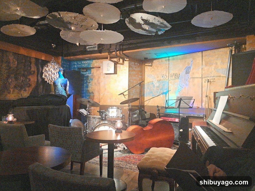 Vibrant Jazz Lounge Interior