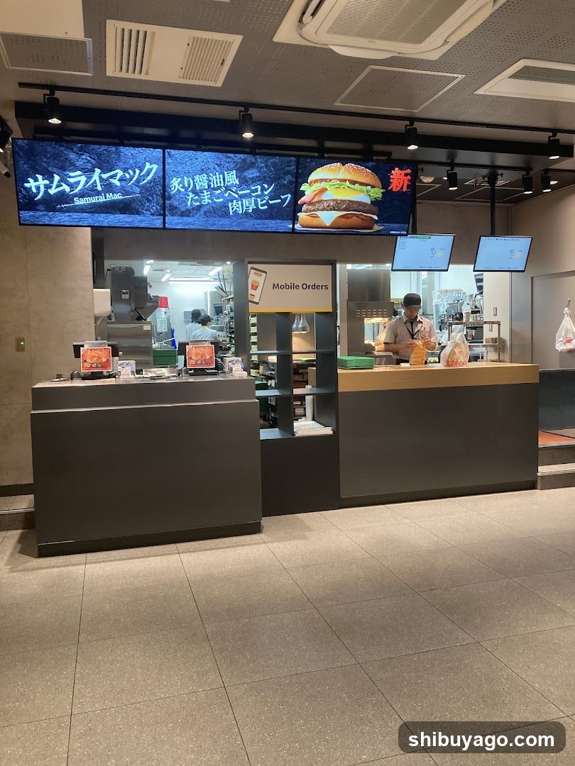 Burger Shop Interior