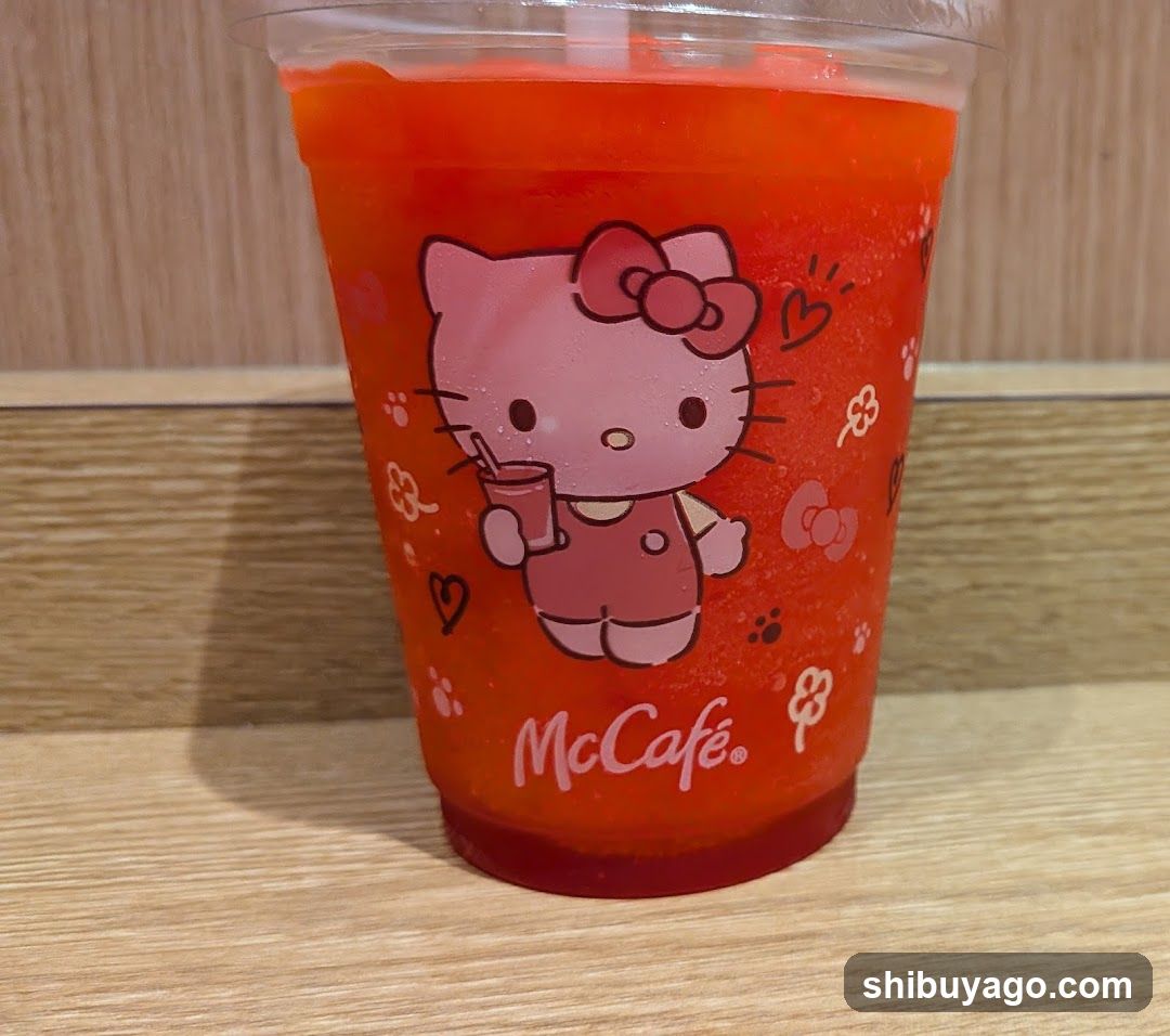 McCafe Hello Kitty Drink