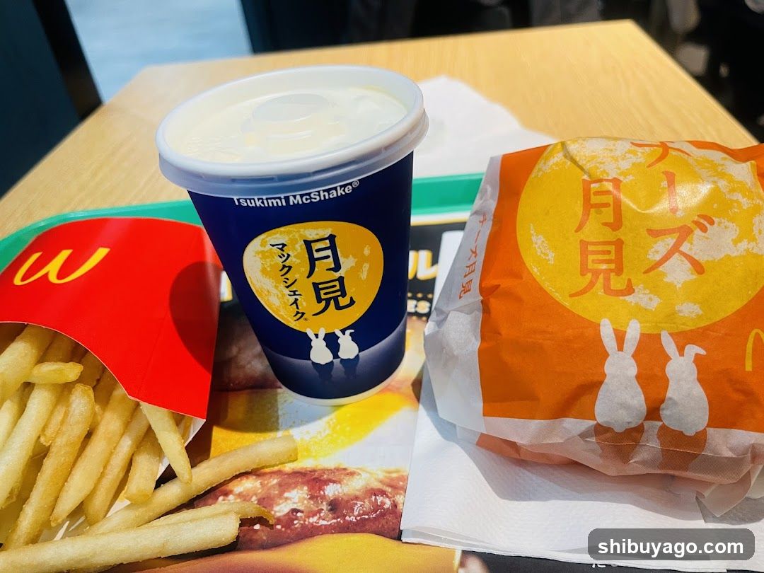 McDonald's Tsukimi Set Meal