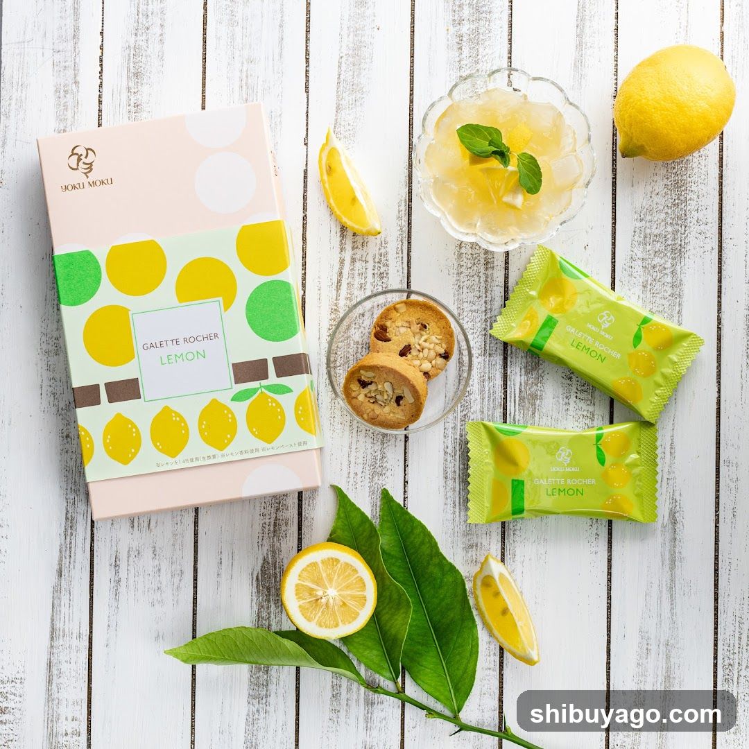 Lemon Galette Rocher Product Display