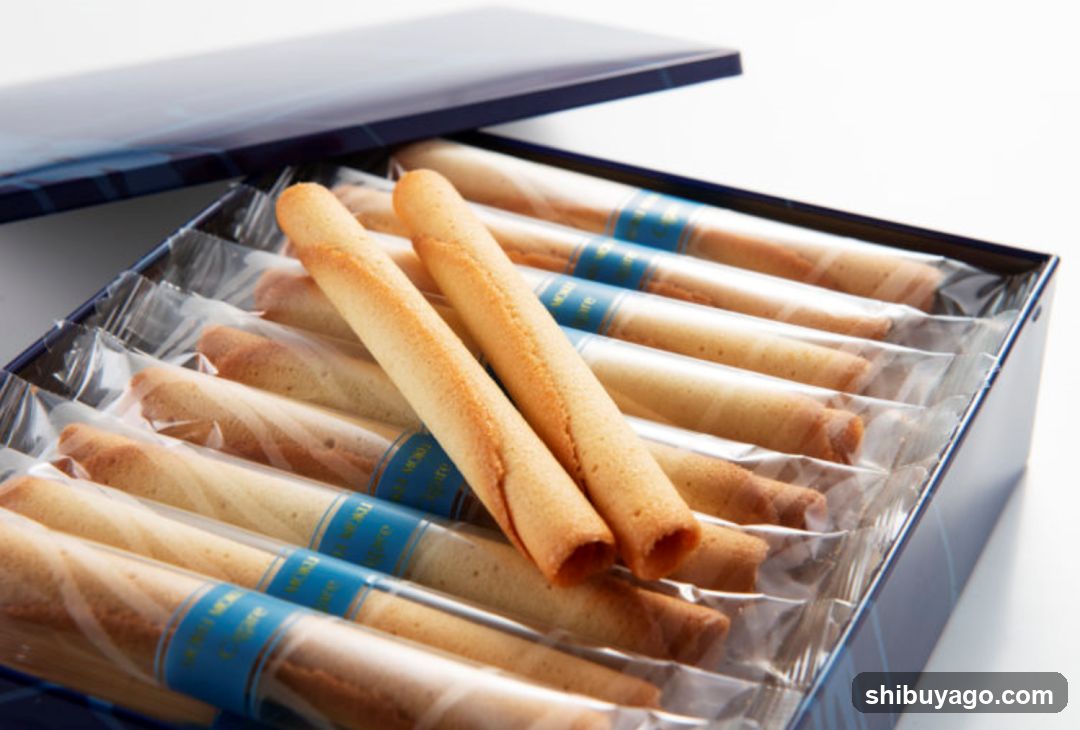 Packaged Wafer Sticks in Blue Box