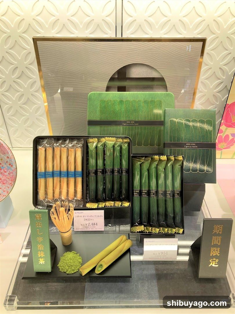 Matcha and Tea Product Display