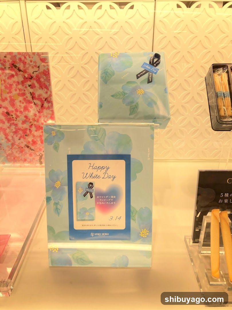 White Day Gift Display