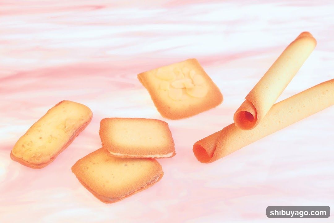 Biscuits and Cookies on Pink Background