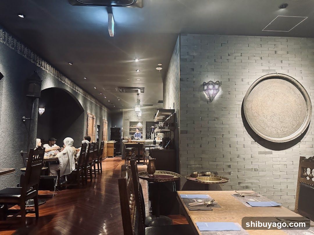 Interior of a restaurant with traditional decor