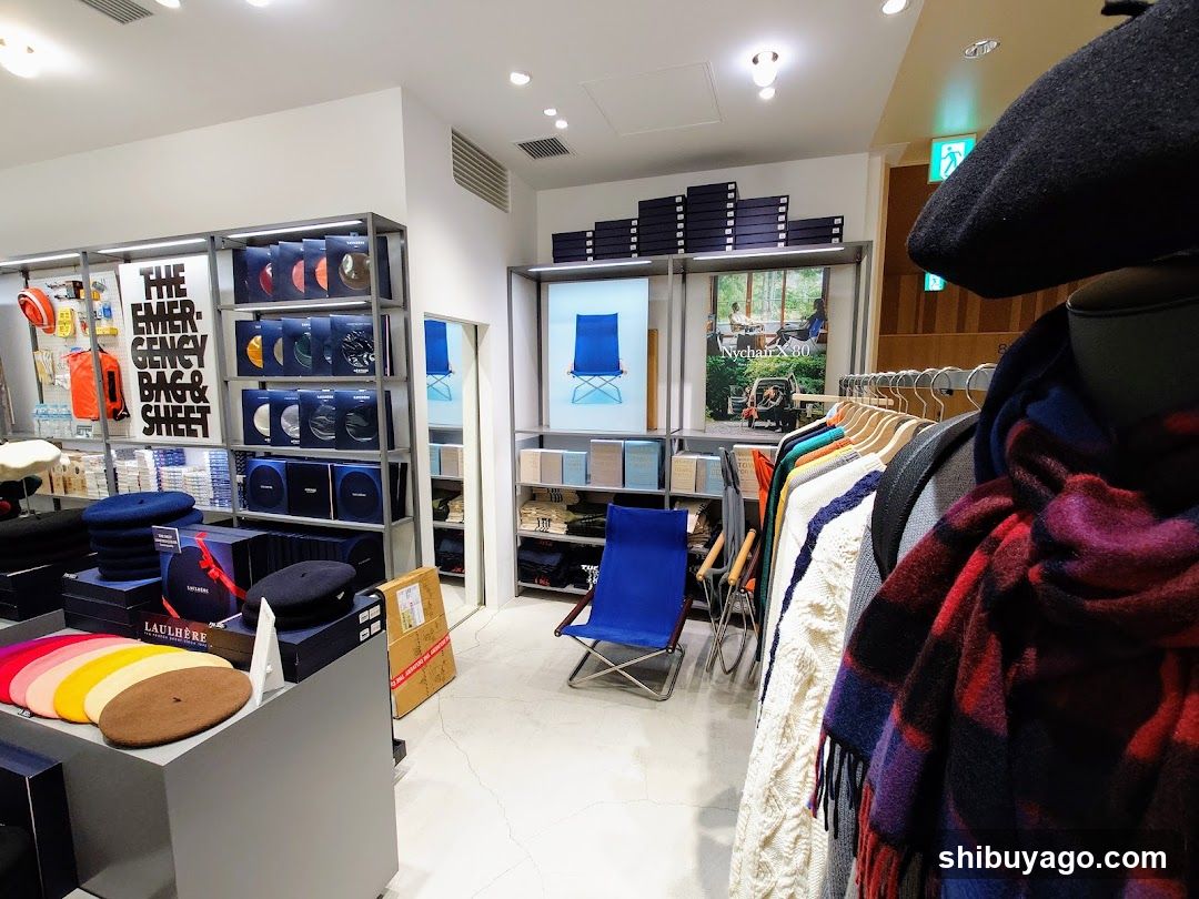 Interior of a retail store