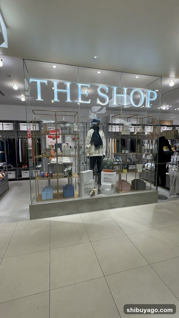 The Shop Storefront Interior View