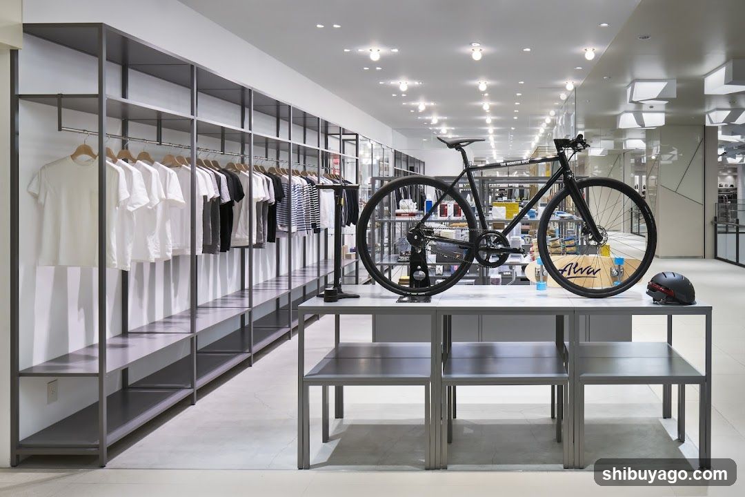 Bicycle and Clothing Store Interior