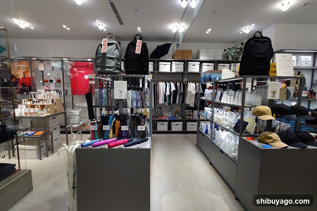 Interior of a retail store
