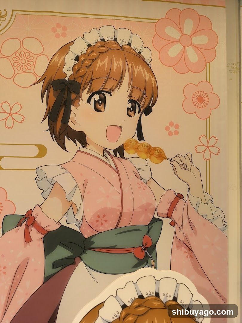 Maid Character with Dango