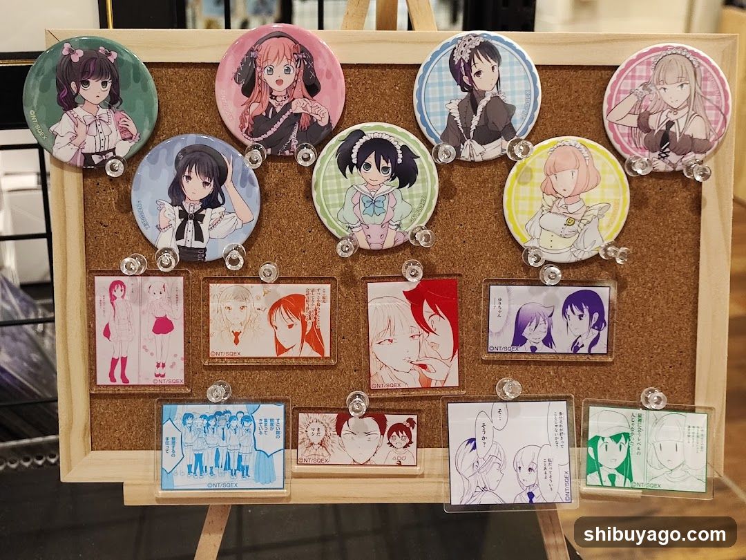 Anime Merchandise Display Board