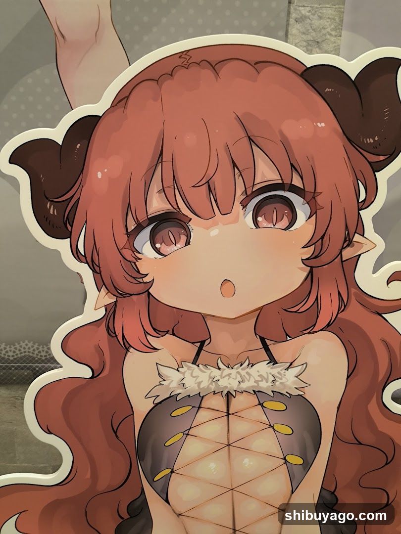 Anime-style character sticker