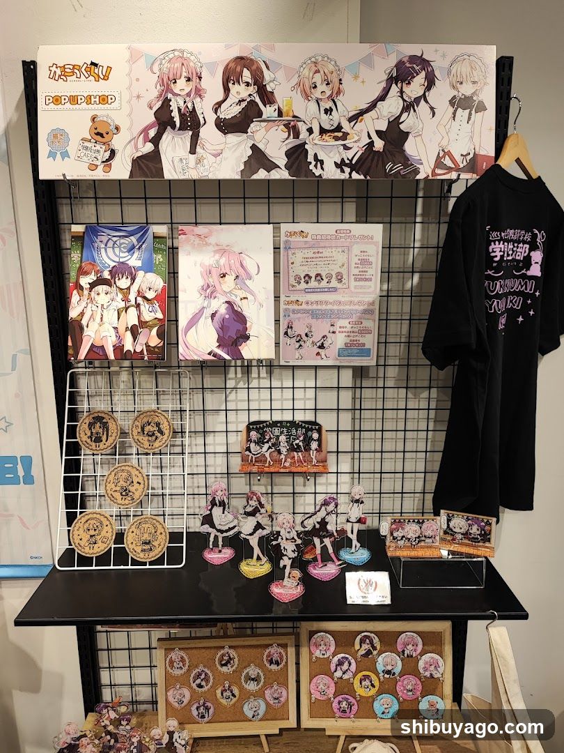 Anime Merchandise Display