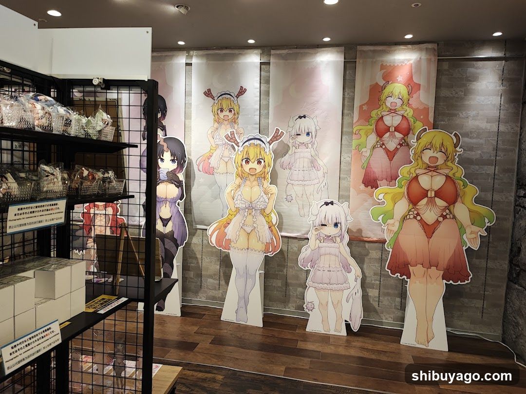 Anime Character Merchandise Display