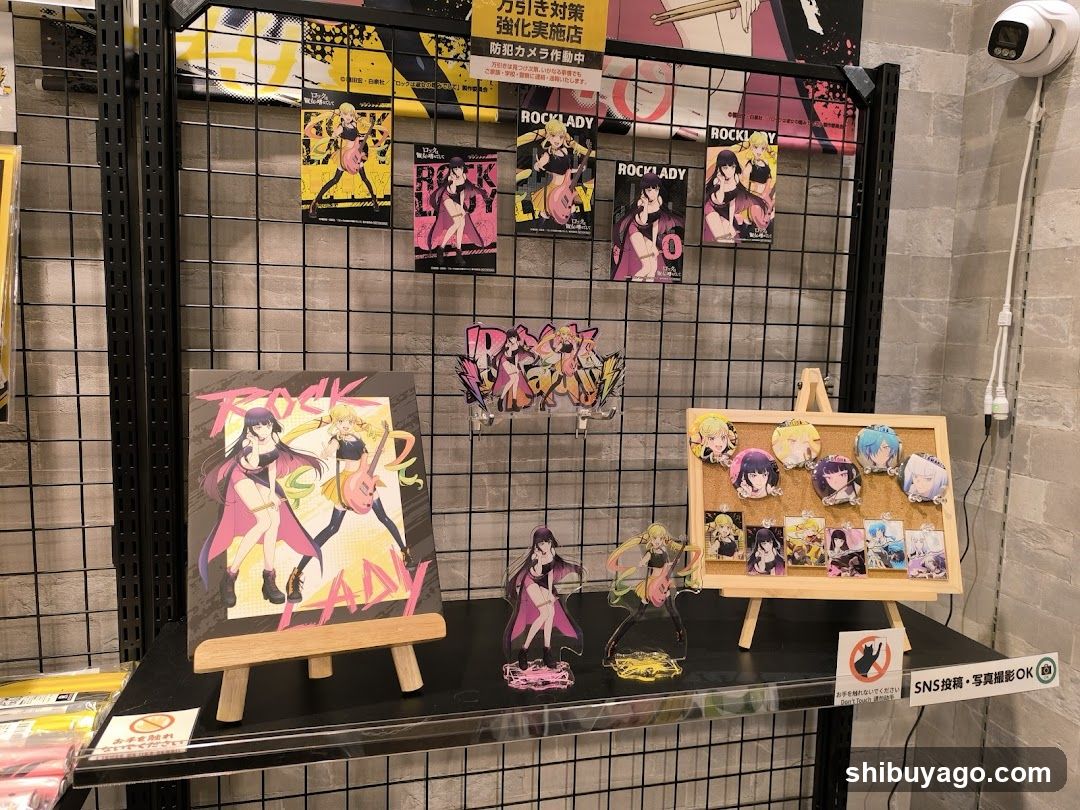 Rock Lady Merchandise Display