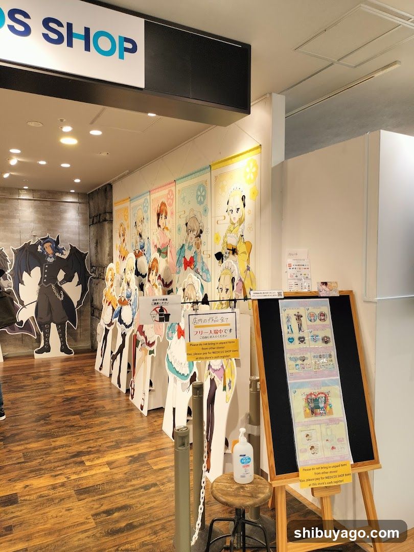 Anime Shop Interior Display