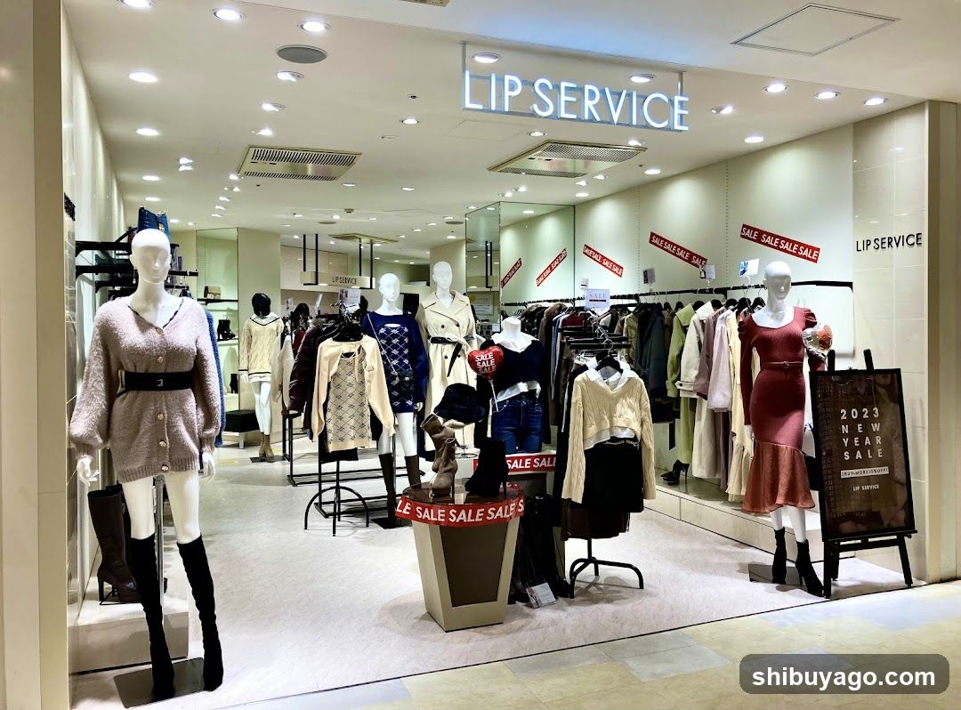 LIP SERVICE Store Interior