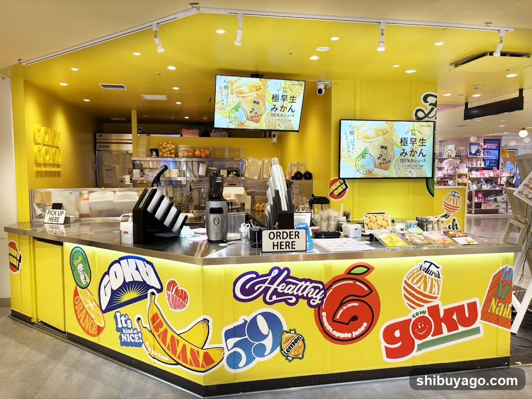 Goku Healthy Juice Shop Interior