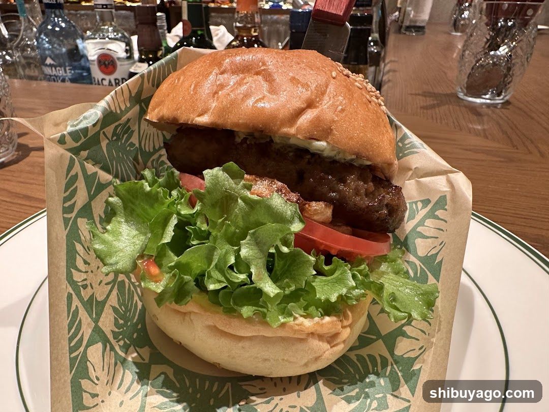 Burger with lettuce and tomato