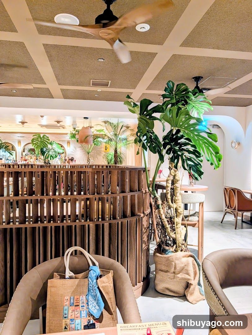 Interior of a cozy café or restaurant