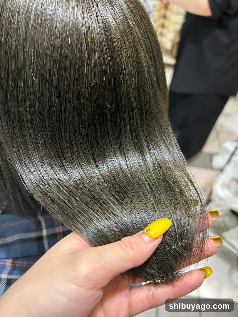 Hair Styling Result