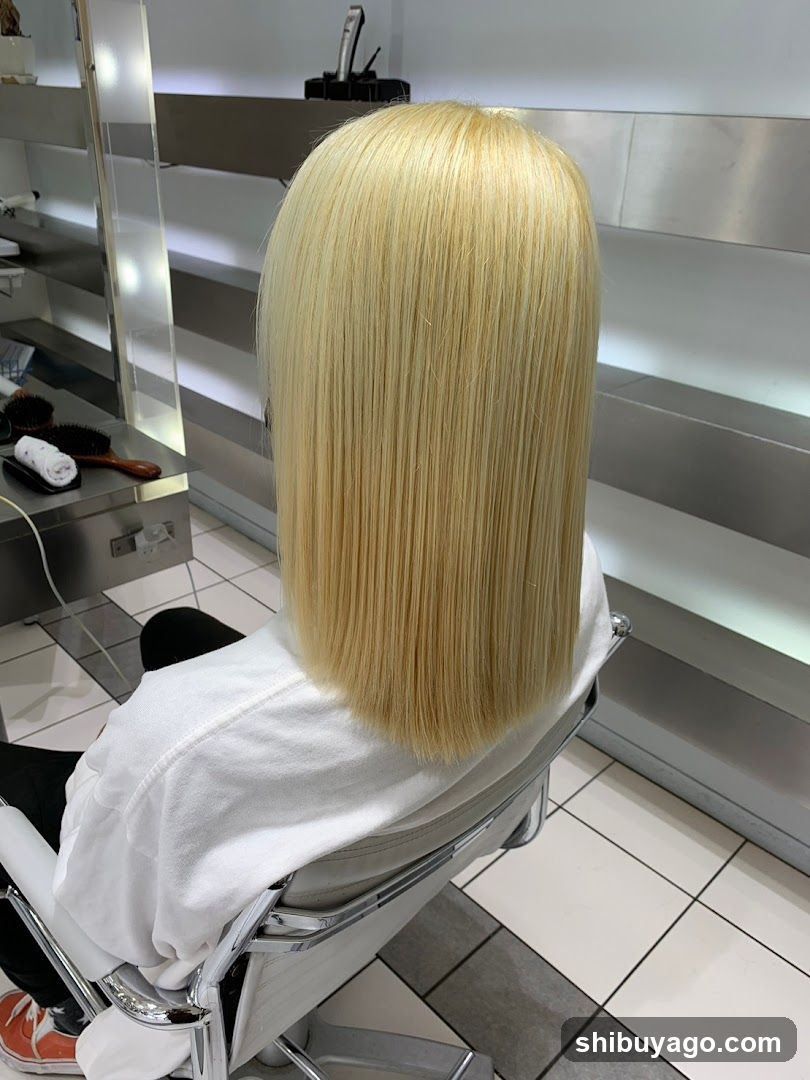 Blonde Hair Salon Interior