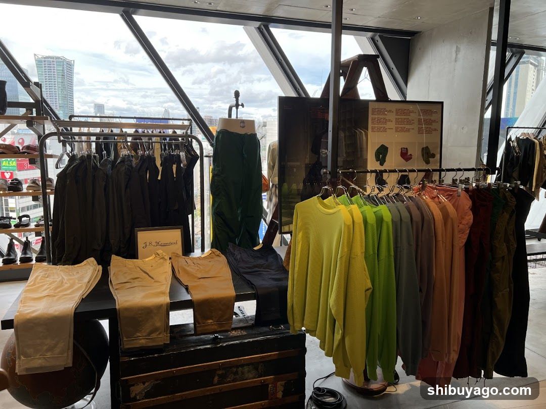 Clothing Store Interior Display