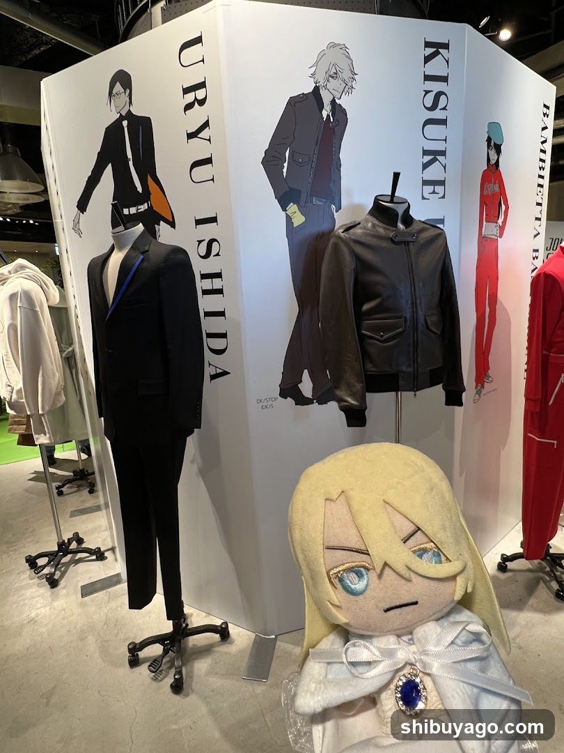 Anime Character Merchandise Display